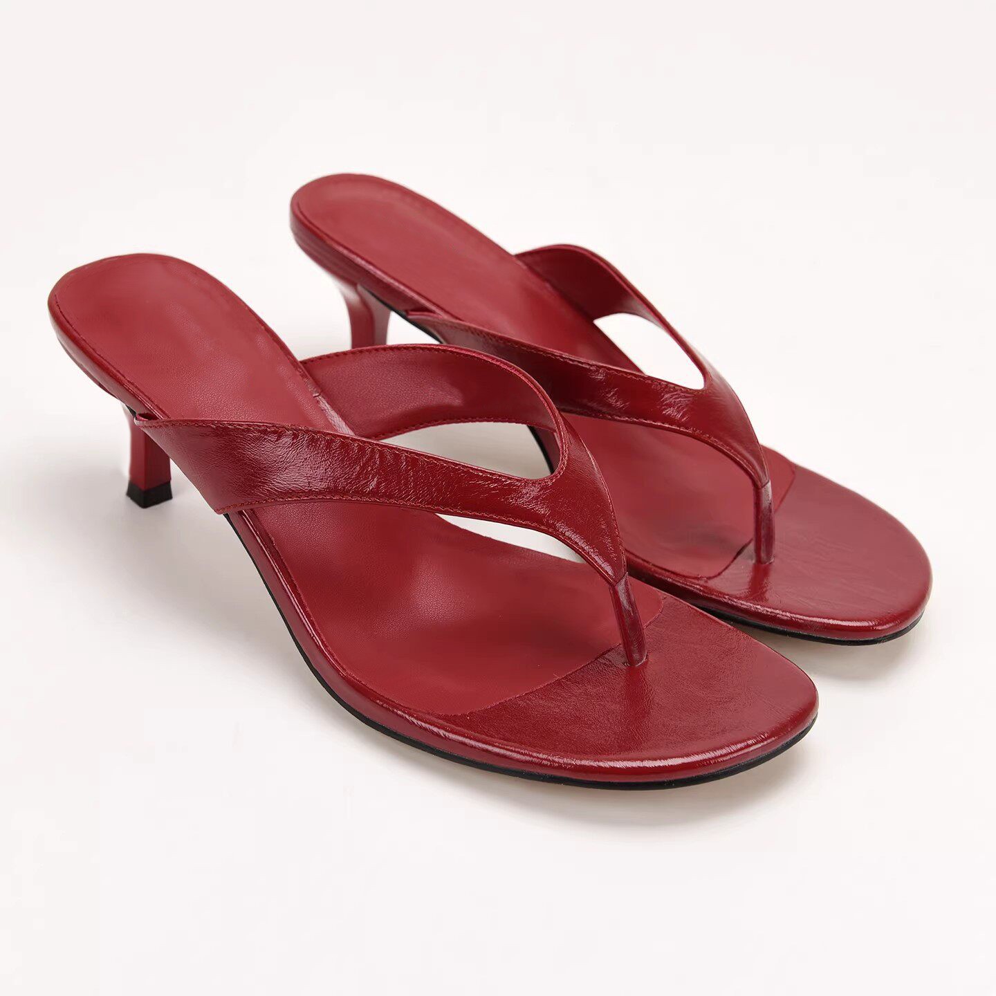 Street Fashion Brand - Fashion Brand Wedge Heel Slipper Slides
