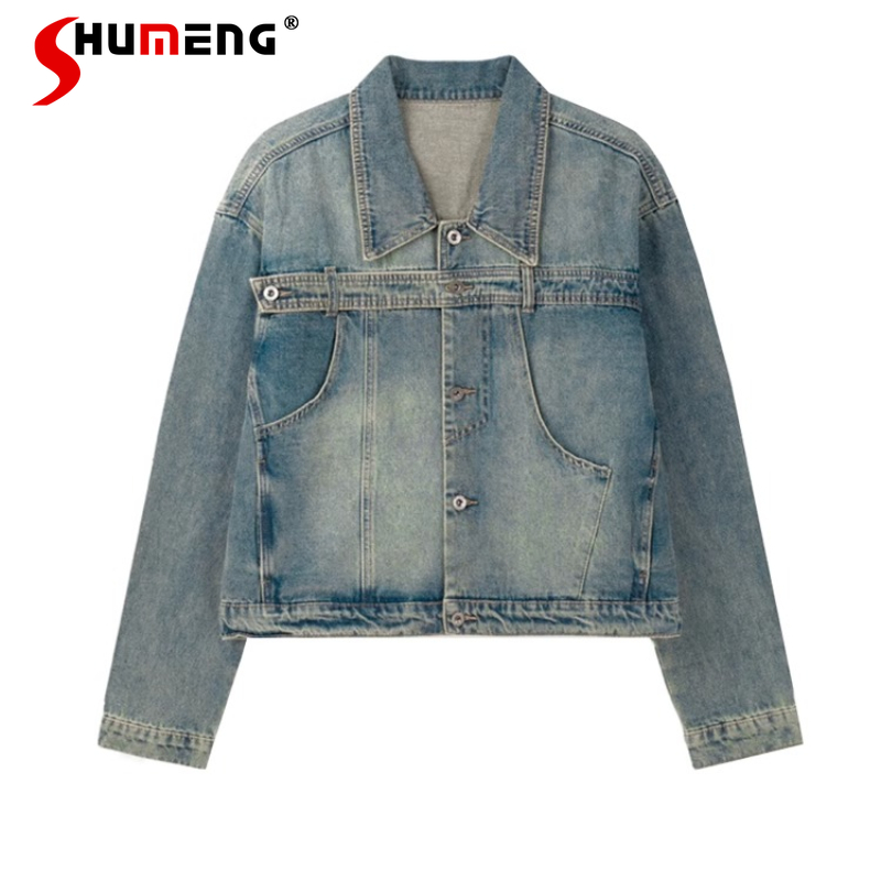 Street Fashion Jacket Men - Fashion Retro Denim Jackets Men's 2025