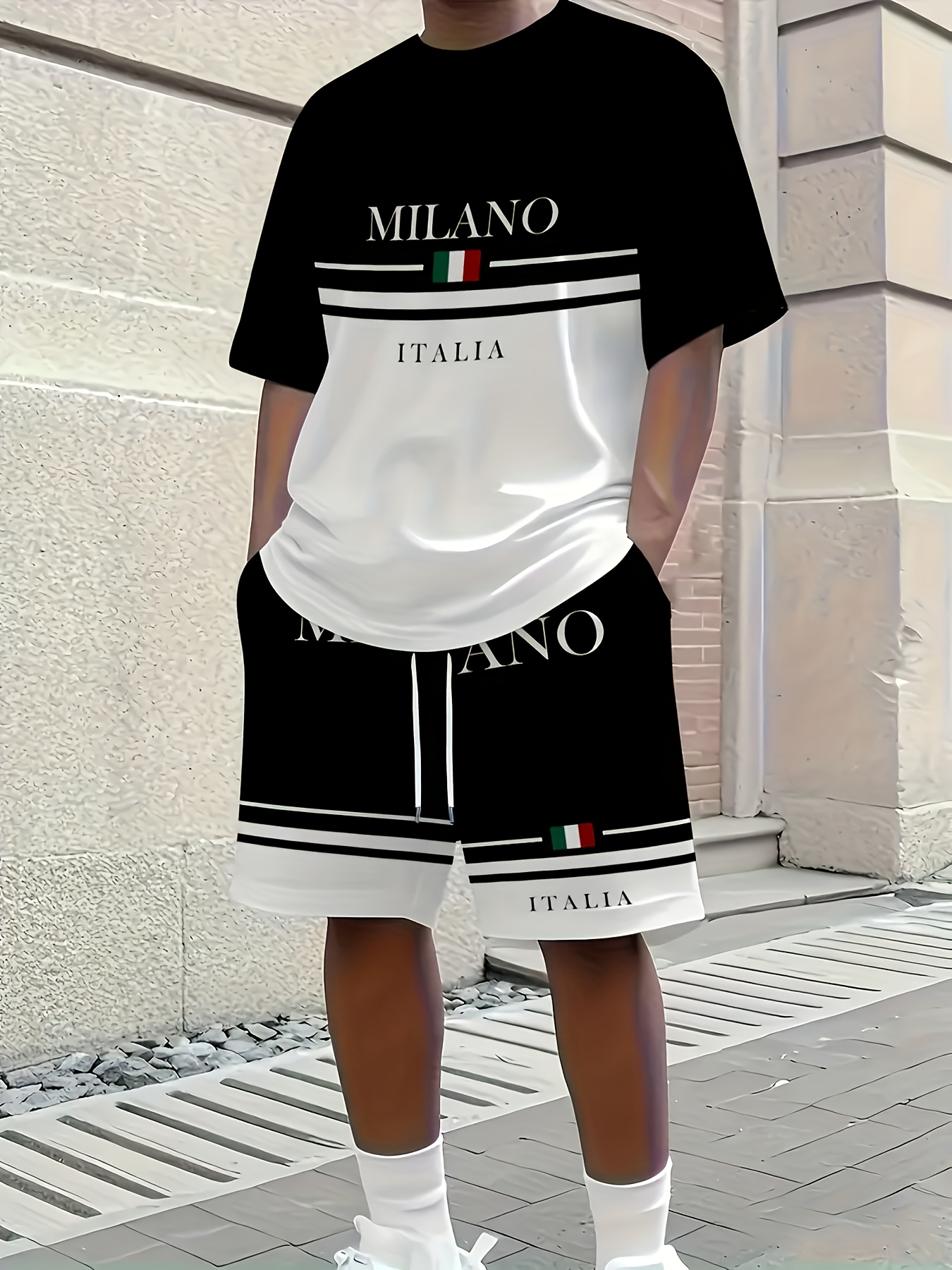 Street Fashion Brand - 2026 Summer New Men's Short-Sleeved Set