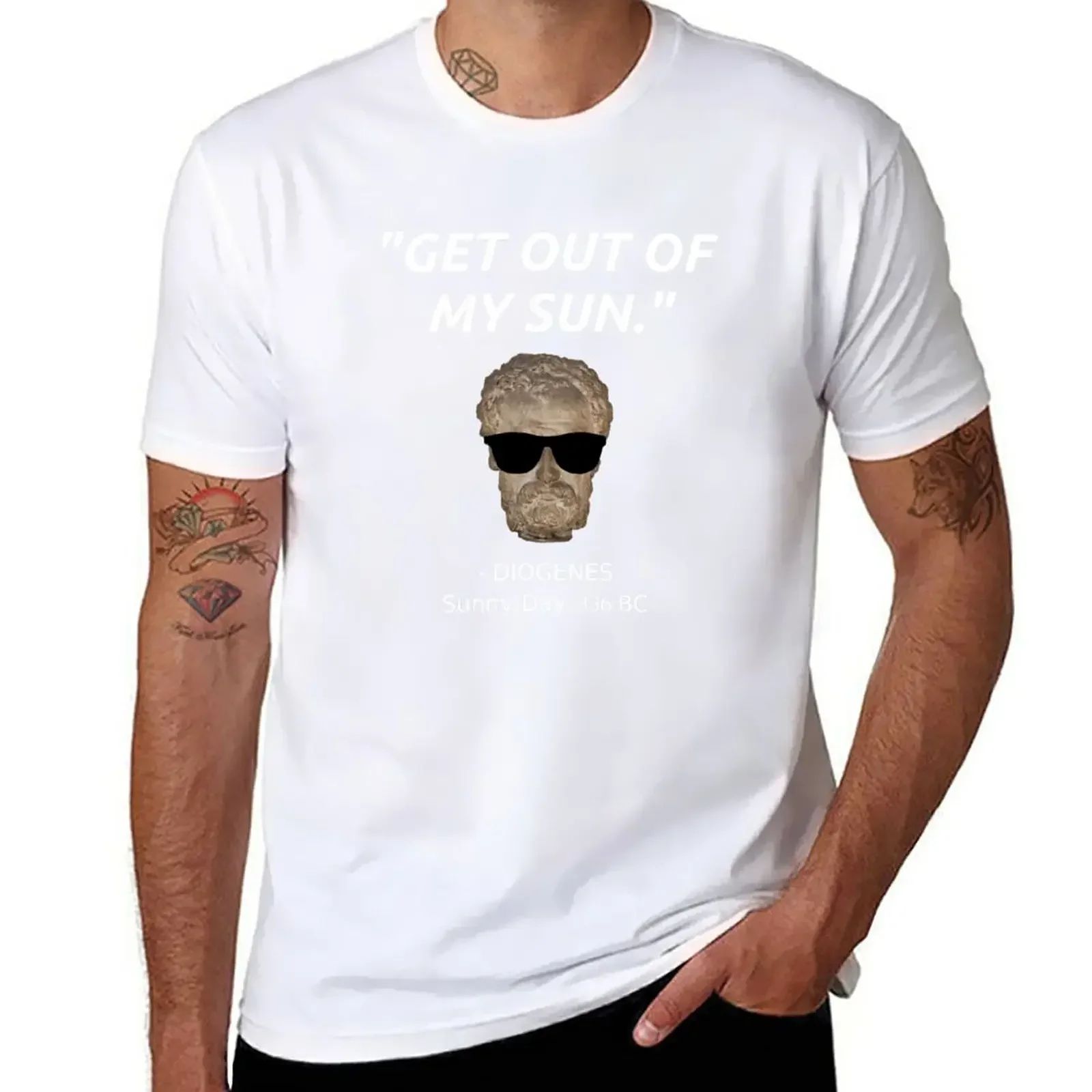 Street Fashion Quotes - Funny Diogenes Quote T-shirt Philosophy History