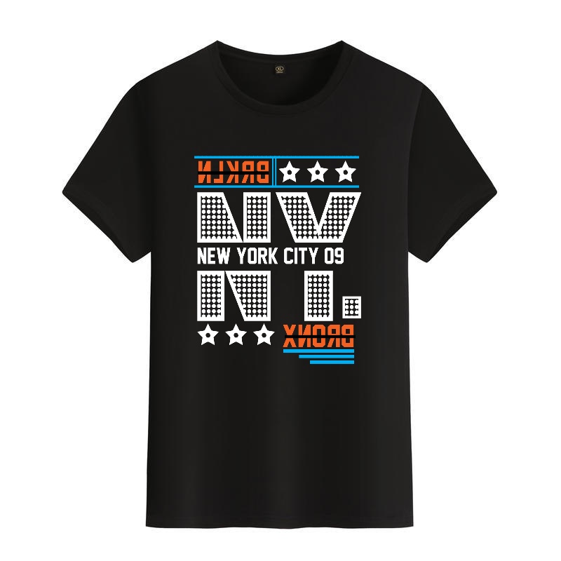 Men's Black Round-Neck Short-S - Street Fashion New York recensie en prijs