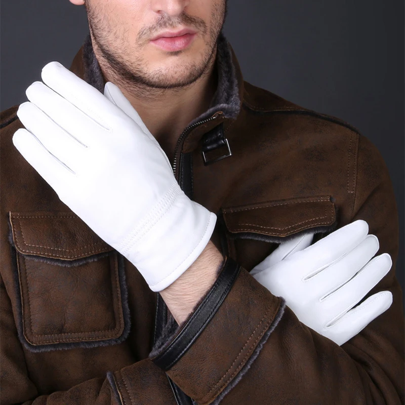 2025 Winter Genuine Leather Wh - Street Fashion Gloves recensie en prijs