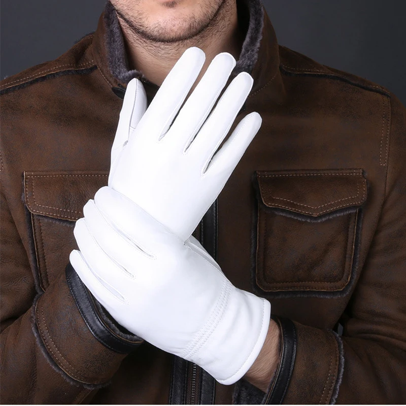 2025 Winter Genuine Leather Wh - Street Fashion Gloves recensie en prijs
