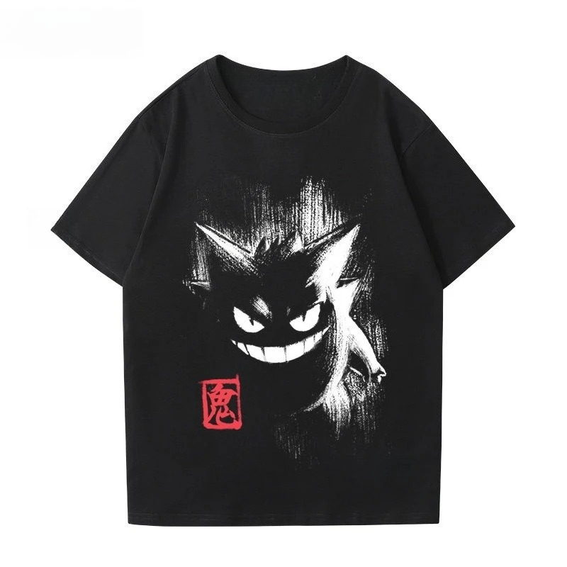 Pokémon Gengar Printing Tee Co - Street Fashion Of Japan recensie en prijs
