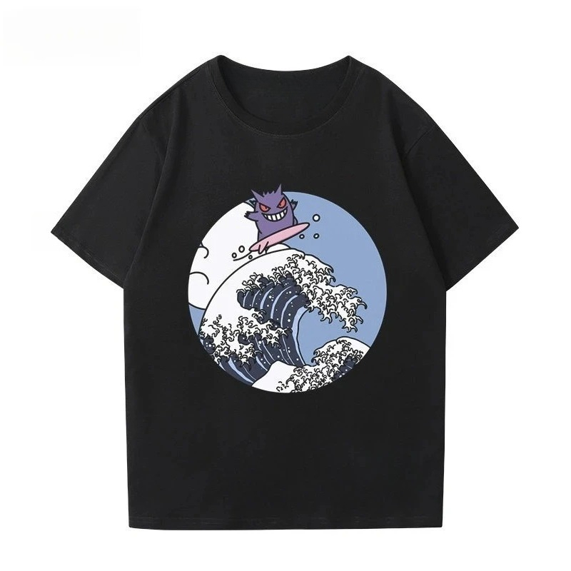 Pokémon Gengar Printing Tee Co - Street Fashion Of Japan recensie en prijs