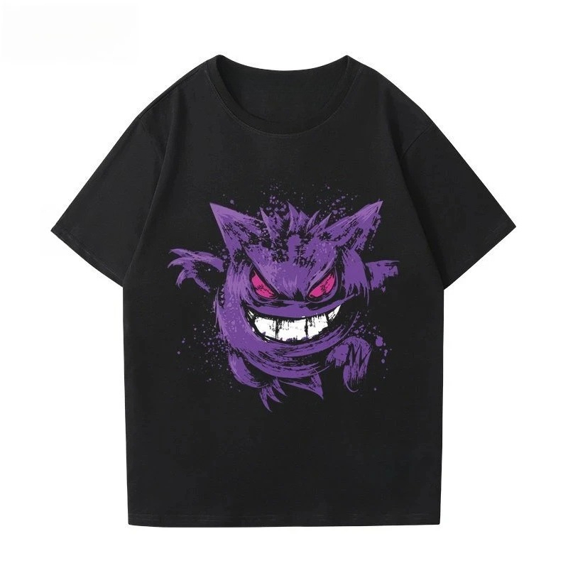 Pokémon Gengar Printing Tee Co - Street Fashion Of Japan recensie en prijs
