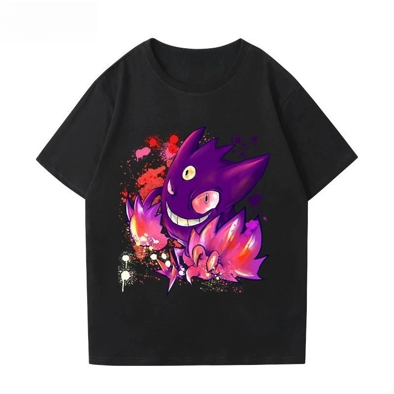 Pokémon Gengar Printing Tee Co - Street Fashion Of Japan recensie en prijs