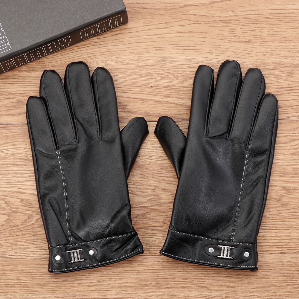 Men's Fleece Thermal Leather G - Street Fashion Gloves recensie en prijs