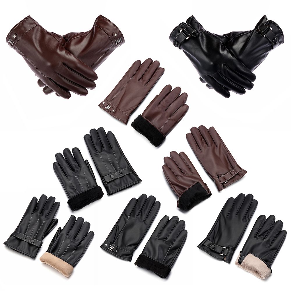Men's Fleece Thermal Leather G - Street Fashion Gloves recensie en prijs