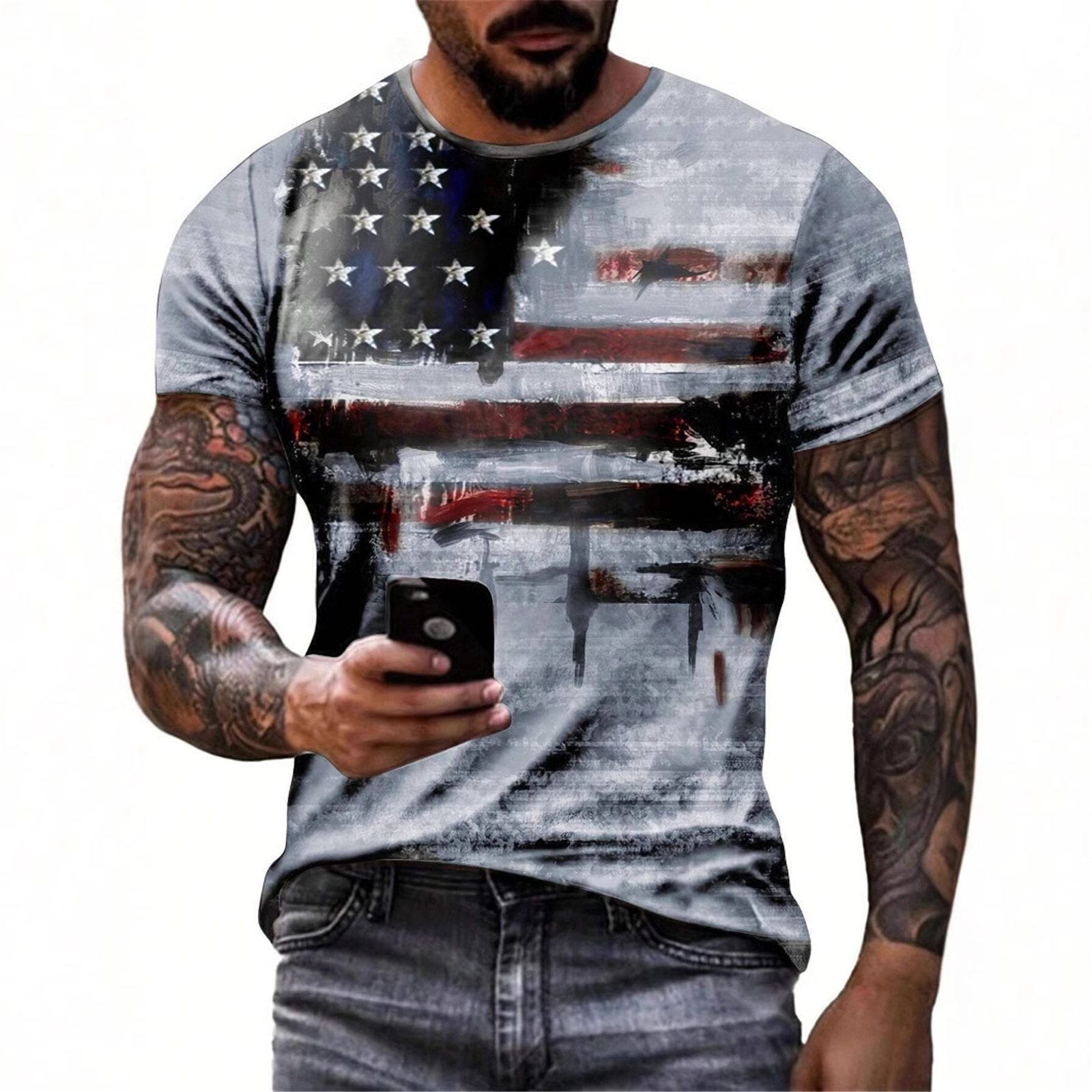 Men'S USA Independence Day Fla - Street Fashion Europe recensie en prijs