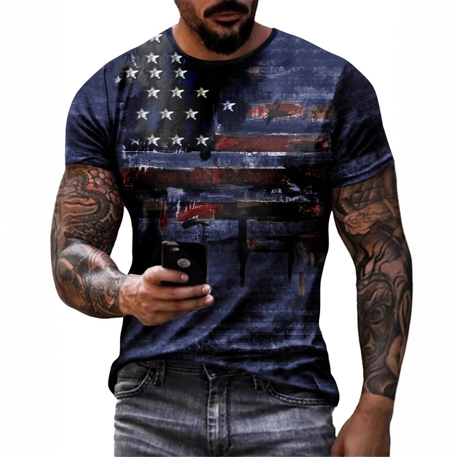 Men'S USA Independence Day Fla - Street Fashion Europe recensie en prijs