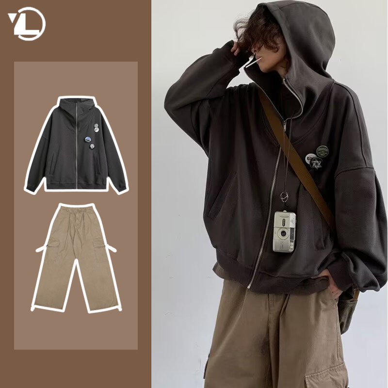 Autumn College Casual Set Men  - Street Fashion Jacket Men recensie en prijs