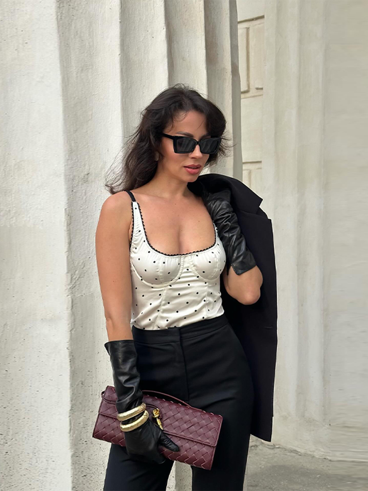 Chic New Strap Sleeveless Dot  - Street Fashion Winter 2026 recensie en prijs