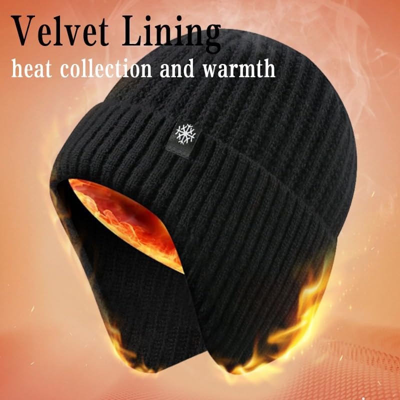 Men Winter Knitted Hat Plush W - Street Fashion Gloves recensie en prijs
