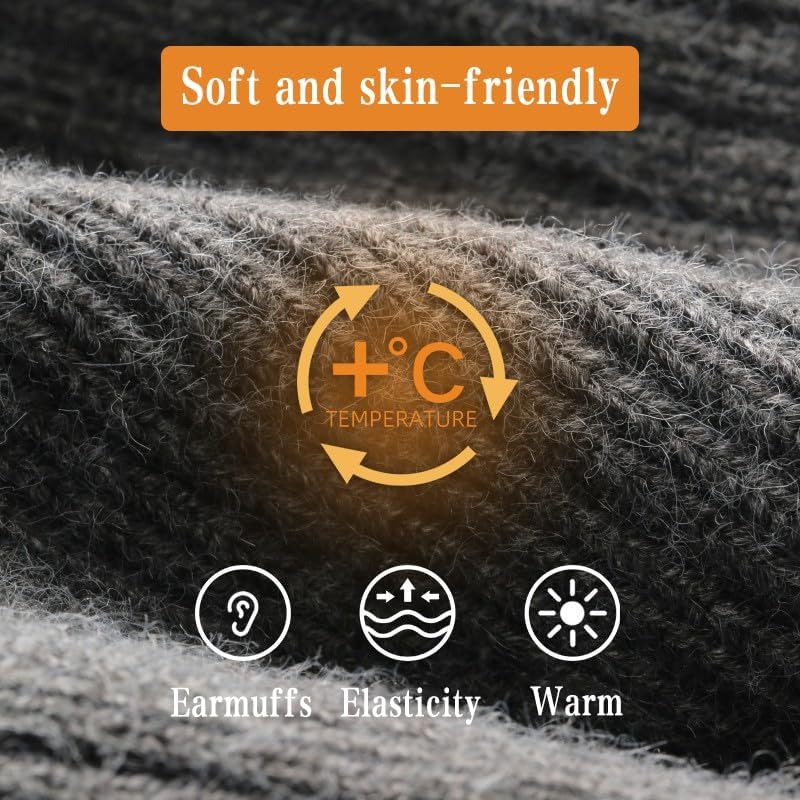 Men Winter Knitted Hat Plush W - Street Fashion Gloves recensie en prijs