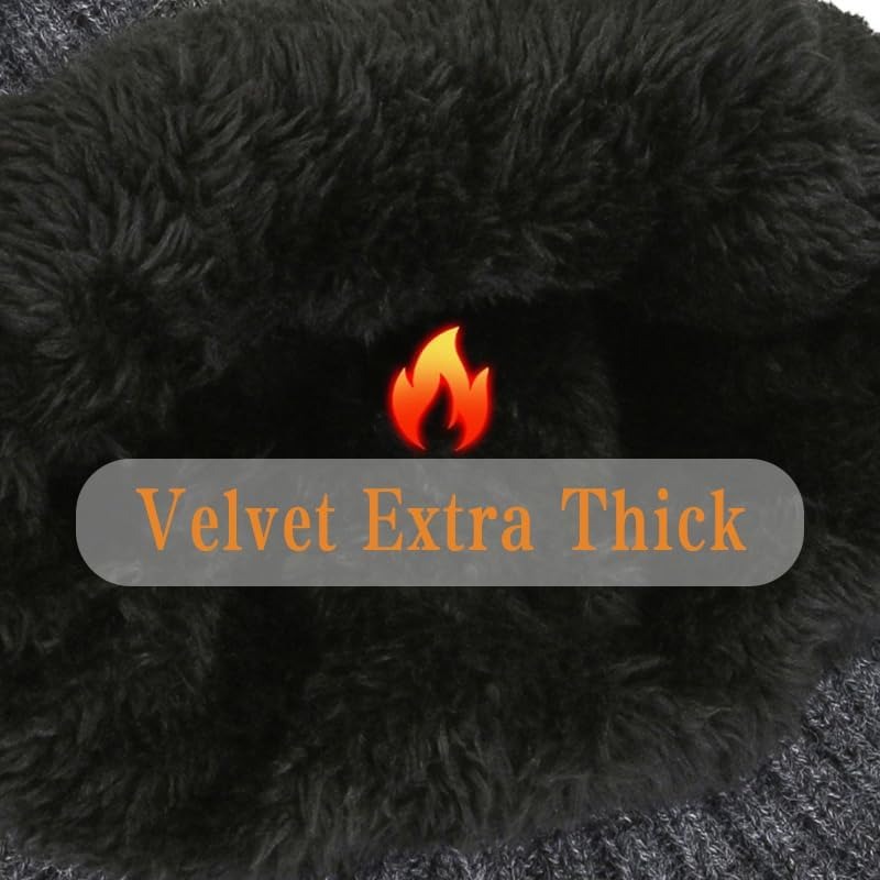 Men Winter Knitted Hat Plush W - Street Fashion Gloves recensie en prijs