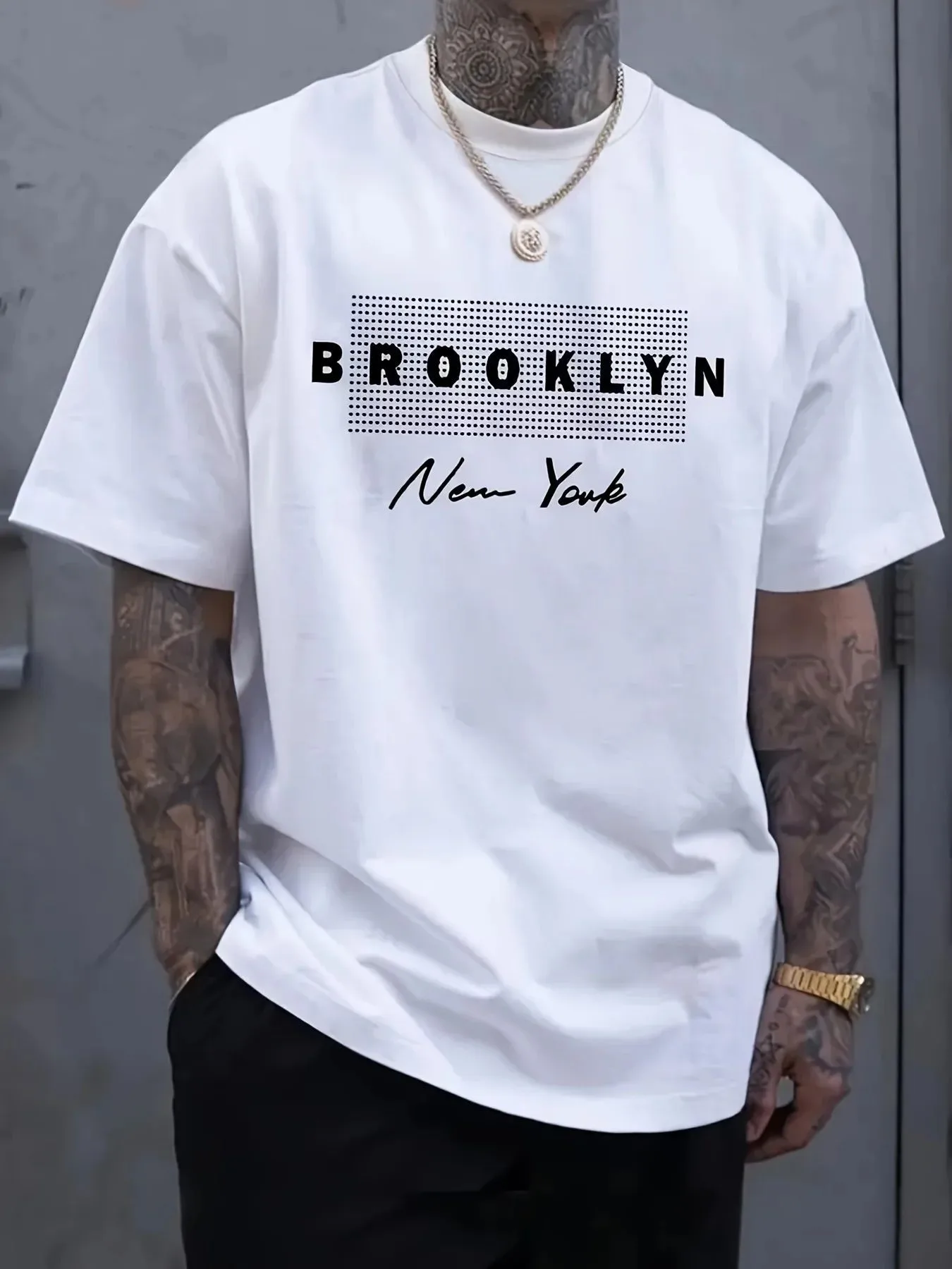 Men's New York Letter Printed  - Street Fashion New York recensie en prijs