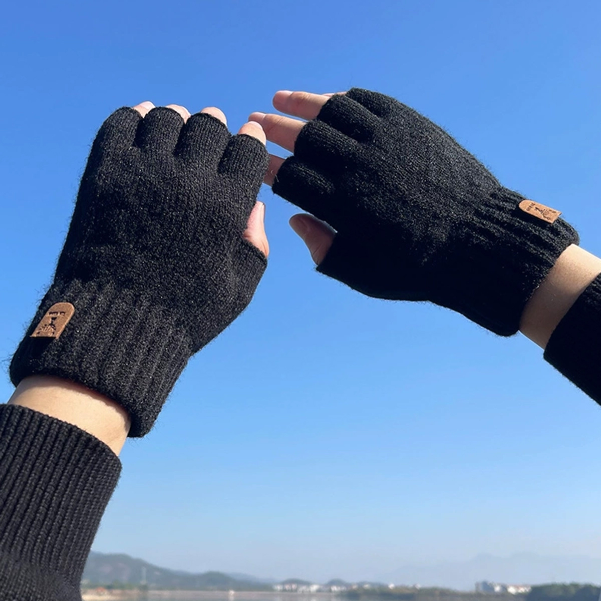 Fashion Knitted Half finger gl - Street Fashion Gloves recensie en prijs