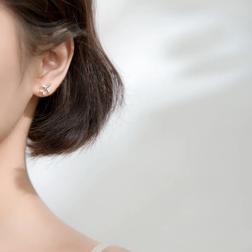 Simple Delicate Small Plane Ai - Street Fashion Earrings recensie en prijs