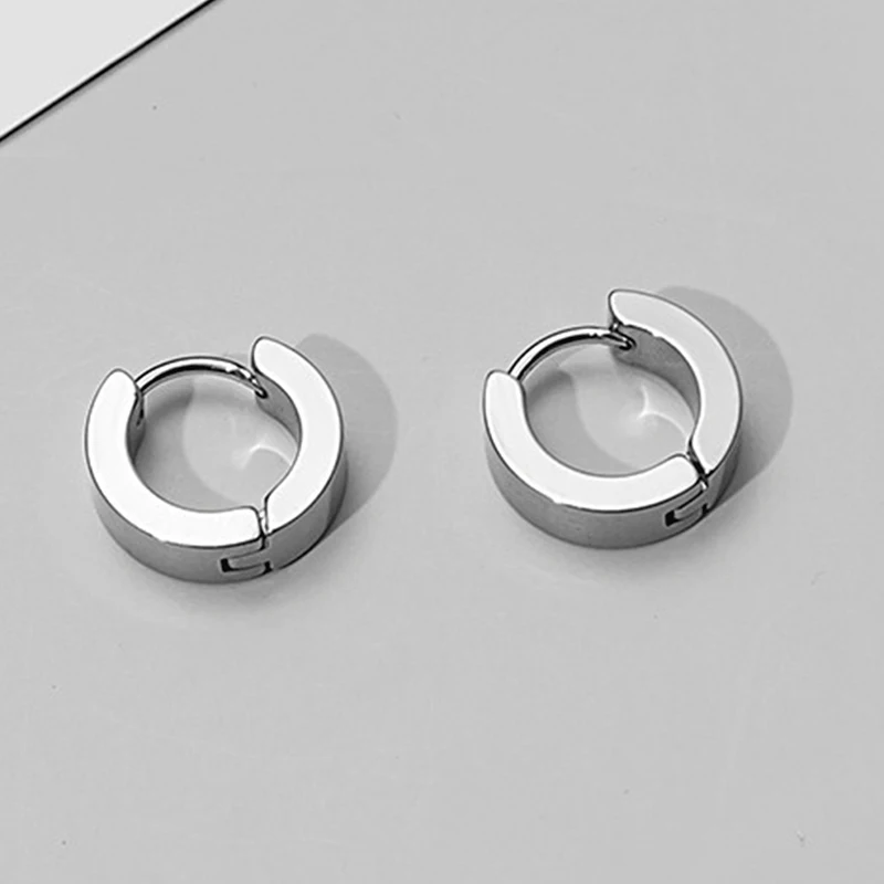 4 Pairs Punk Steel-color Stain - Street Fashion Earrings recensie en prijs