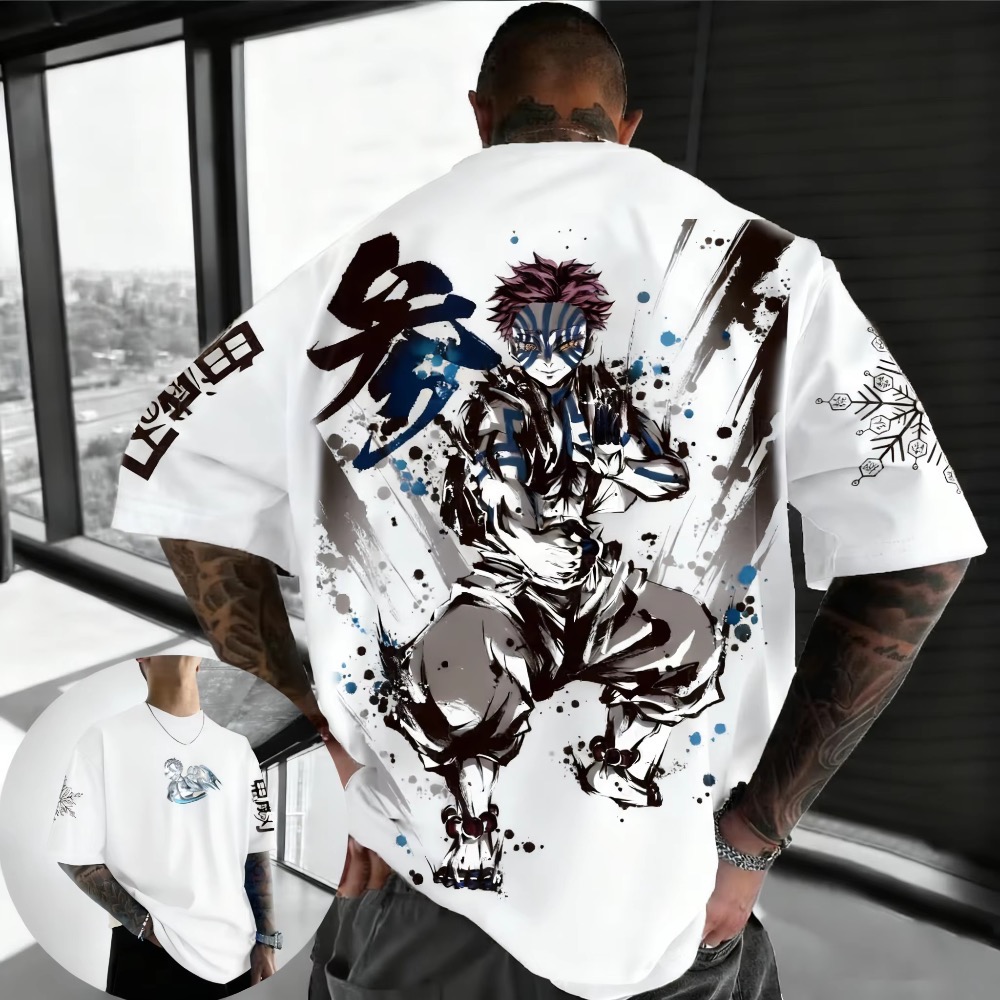 Summer Plus Size Demon Slayer  - Street Fashion Of Japan recensie en prijs