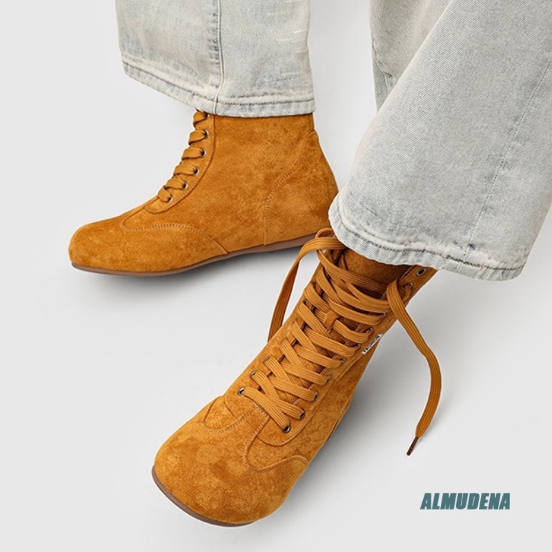 Men's Suede Mid-Calf Lace-Up B - Street Fashion Winter 2026 recensie en prijs