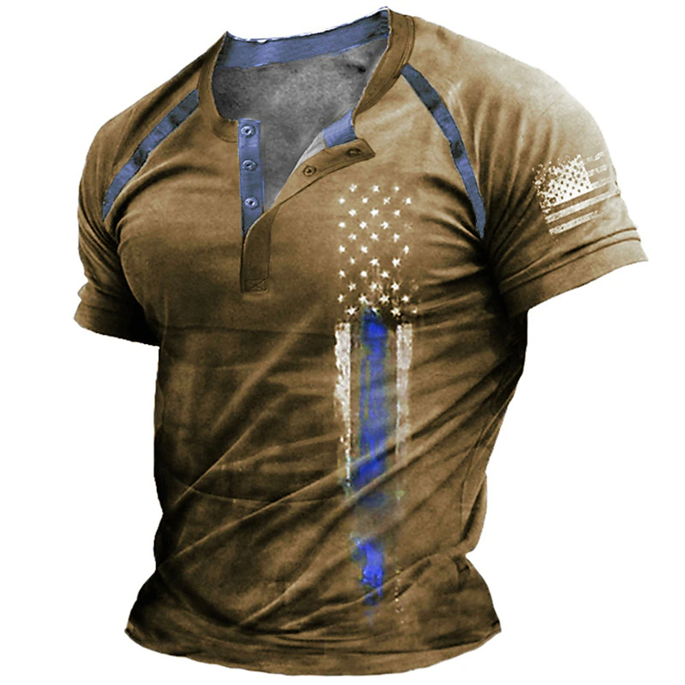 Funny 3D American Flag Print M - Street Fashion Men recensie en prijs