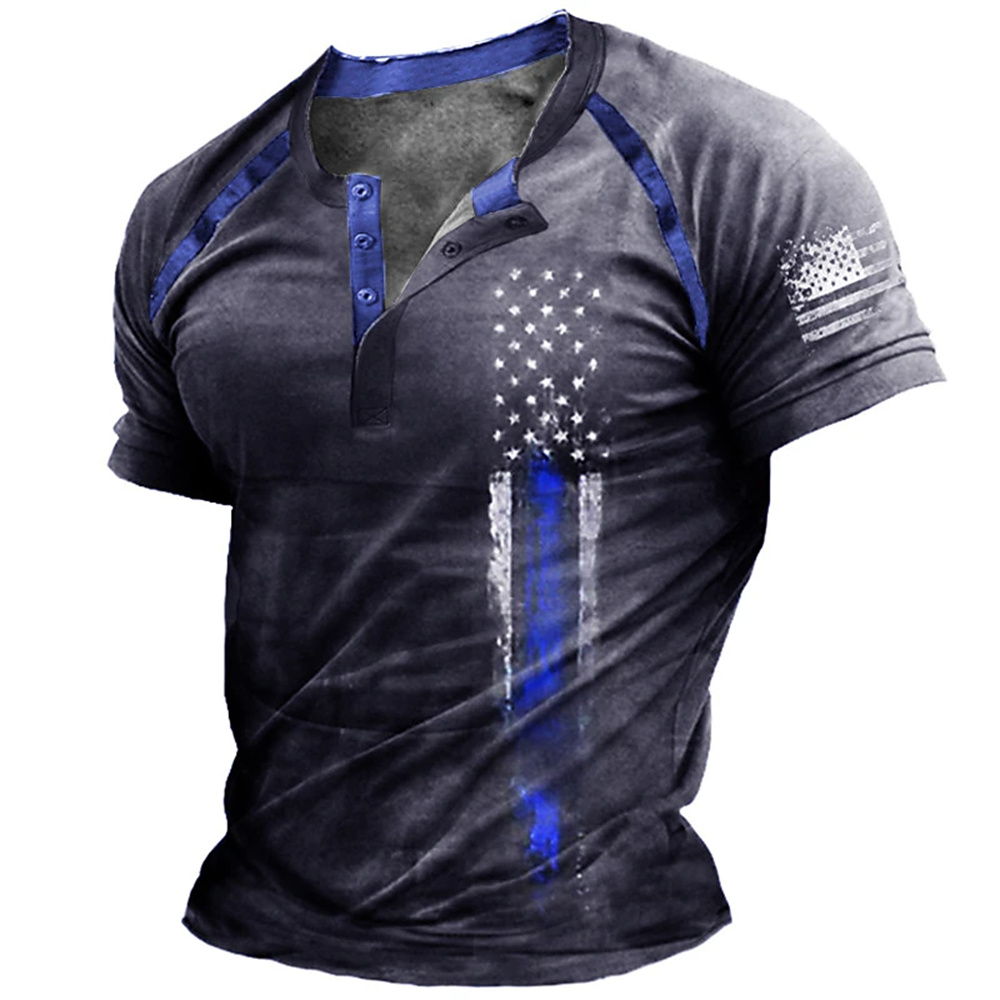 Funny 3D American Flag Print M - Street Fashion Men recensie en prijs