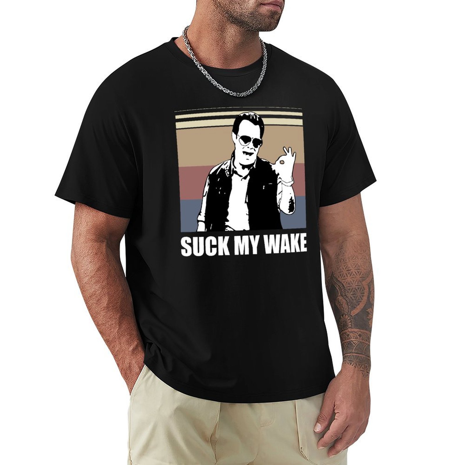 Artwesome Suck My Wake Retro Q - Street Fashion Quotes recensie en prijs