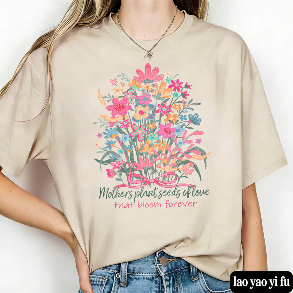 Floral Mama T Shirt Mother's D - Street Fashion Quotes recensie en prijs