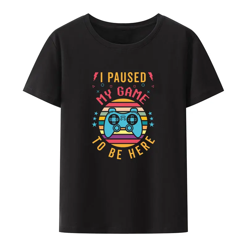 Funny Gaming Quotes I Paused M - Street Fashion Quotes recensie en prijs