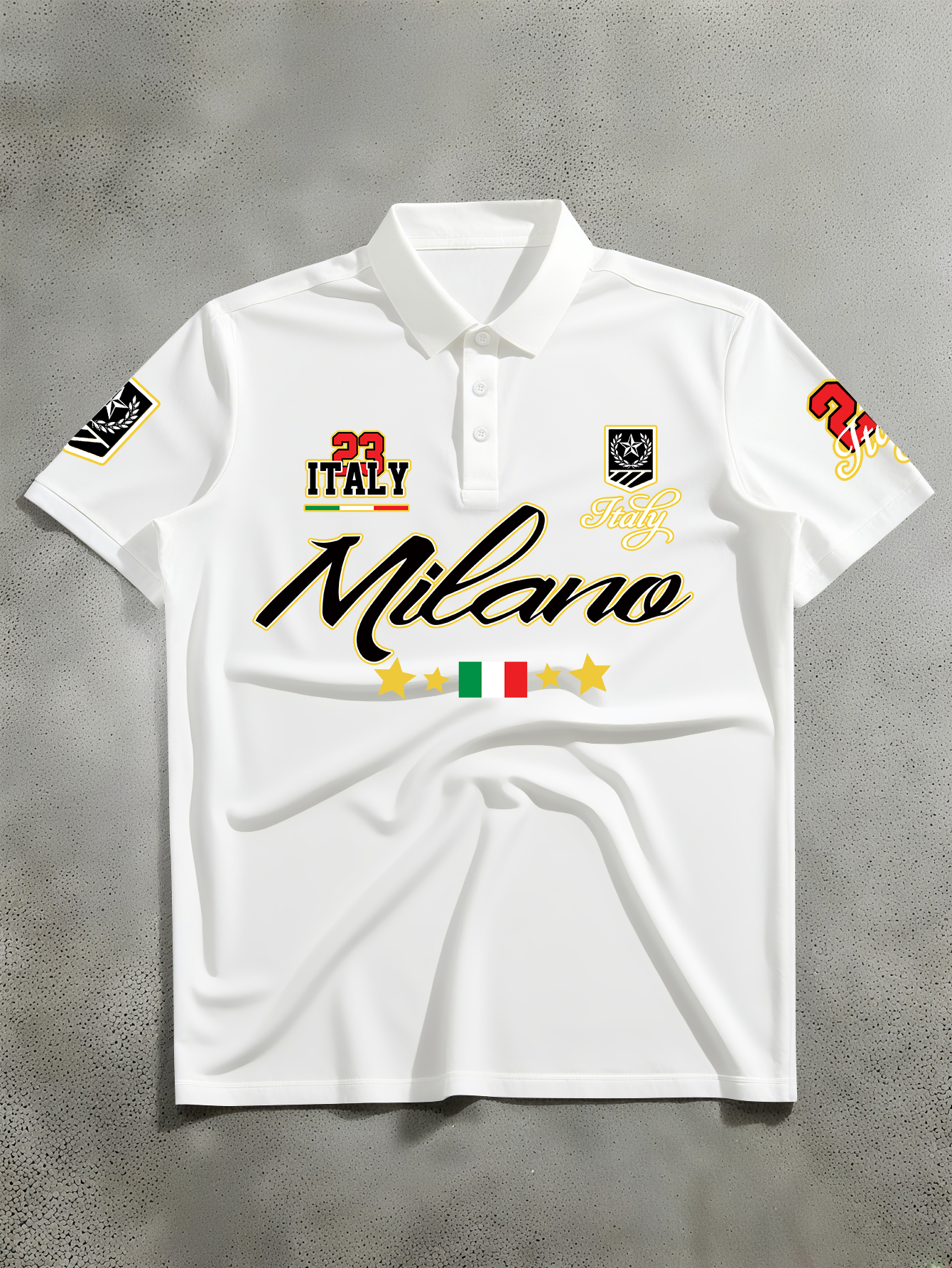 Men's Fashion Printed Polo Shi - Street Fashion Milano recensie en prijs
