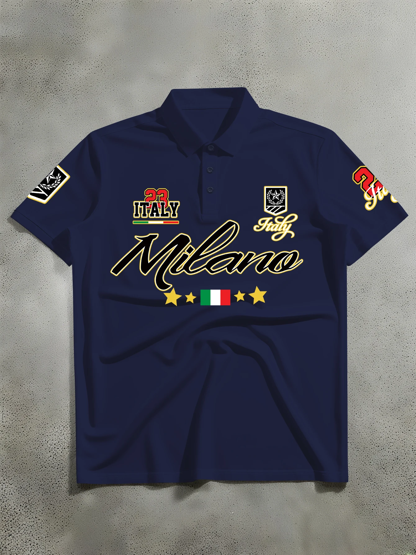 Men's Fashion Printed Polo Shi - Street Fashion Milano recensie en prijs