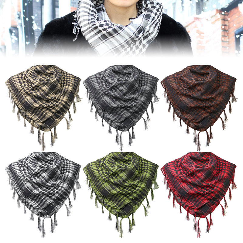Houndstooth Scarf Plaid Hijab  - Street Fashion Gloves recensie en prijs