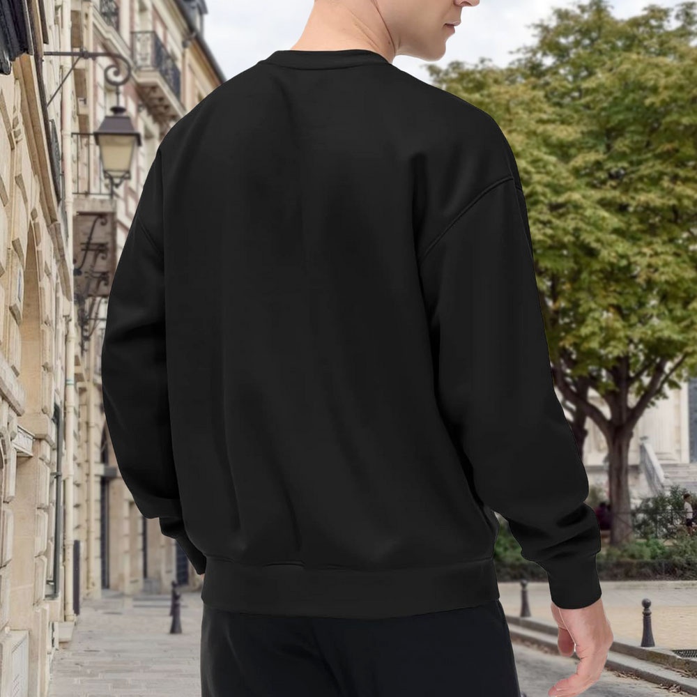 Men's Black Crewneck Sweatshir - Street Fashion New York recensie en prijs