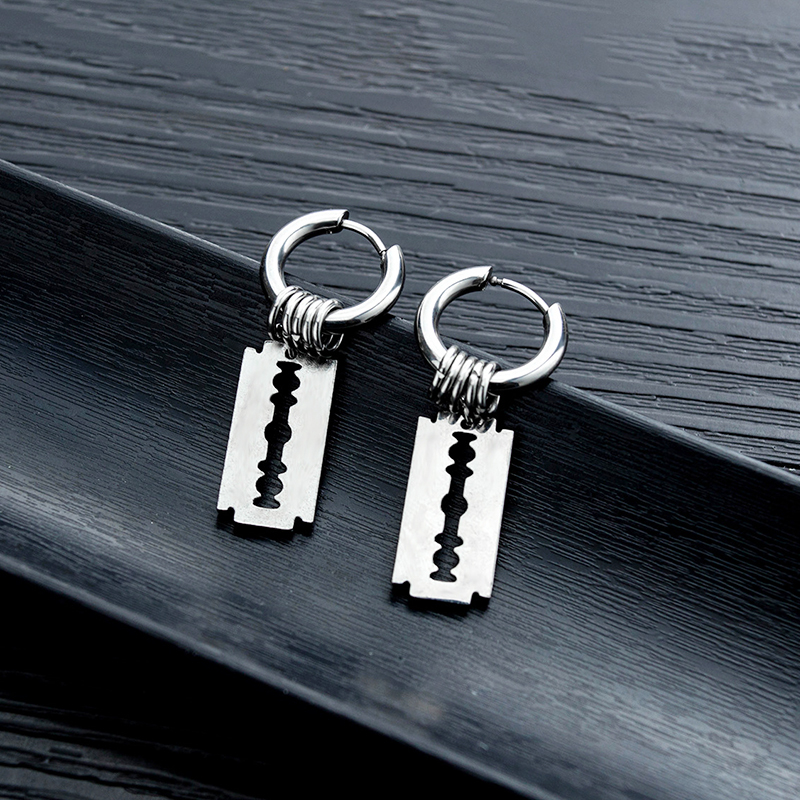 Fashion Stainless Steel Blade  - Street Fashion Earrings recensie en prijs