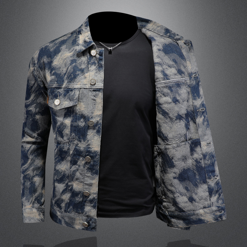 2025 Spring Vintage Denim Jack - Street Fashion Jacket Men recensie en prijs