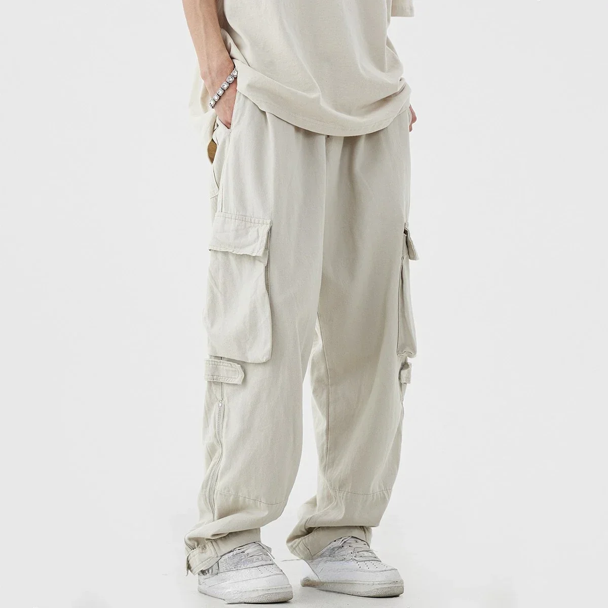 American Retro Multi-pocket Fa - Street Fashion Brand recensie en prijs