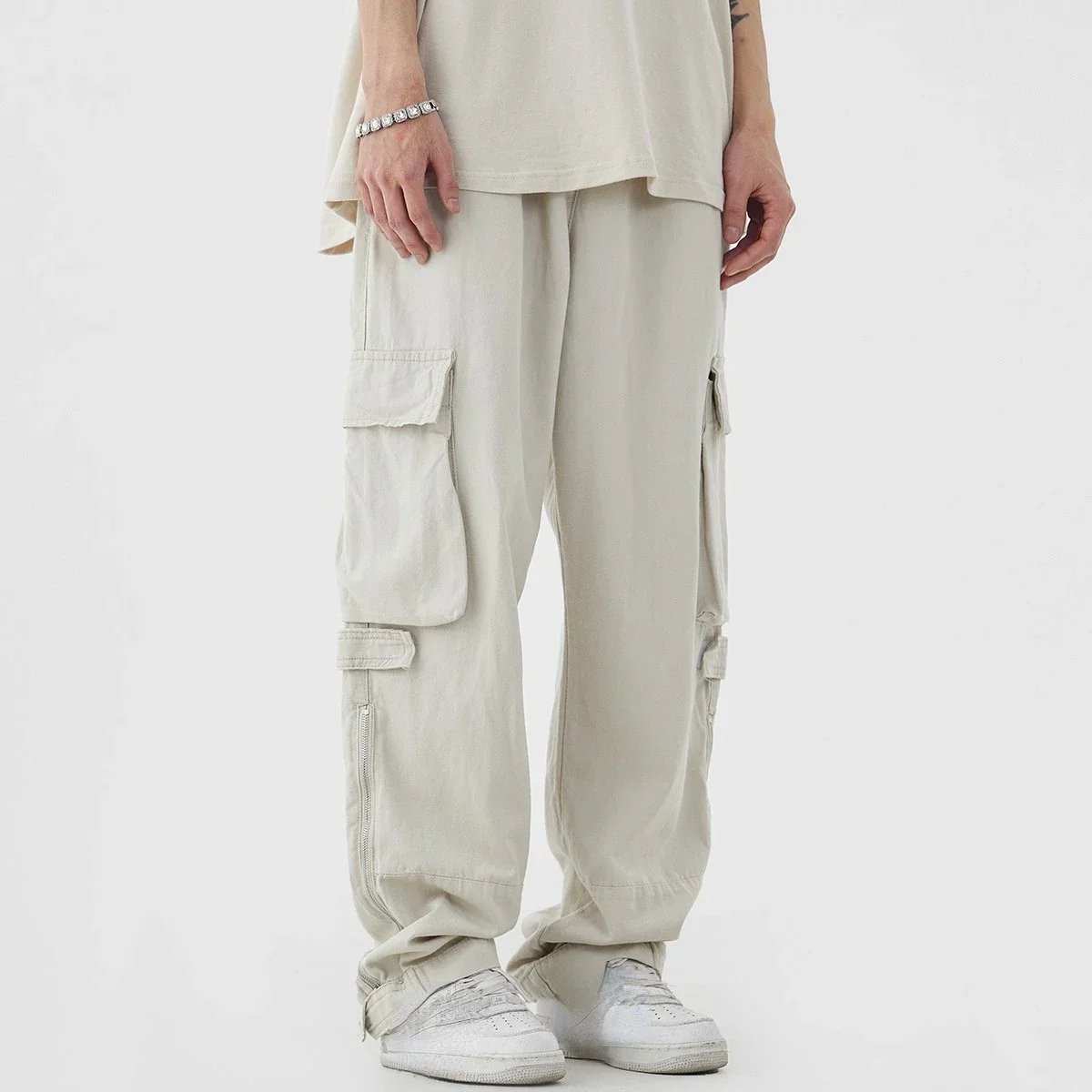 American Retro Multi-pocket Fa - Street Fashion Brand recensie en prijs