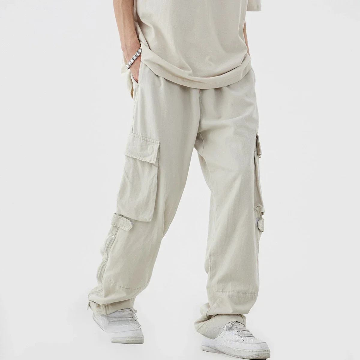 American Retro Multi-pocket Fa - Street Fashion Brand recensie en prijs