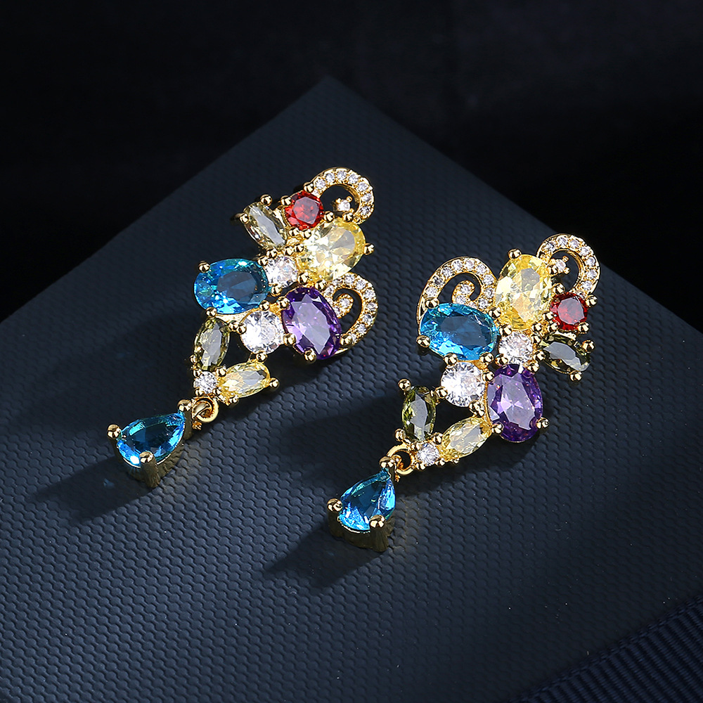 Fashion Kaleidoscope zircon Ea - Street Fashion Earrings recensie en prijs