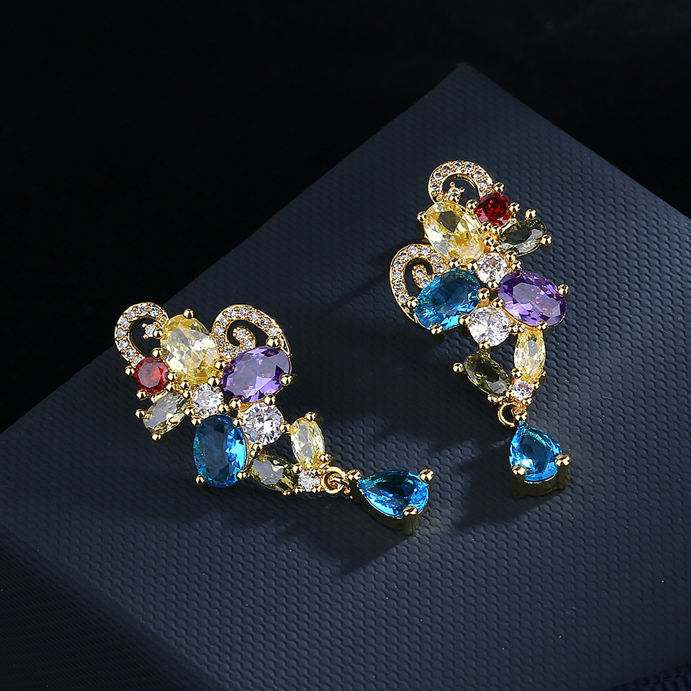 Fashion Kaleidoscope zircon Ea - Street Fashion Earrings recensie en prijs