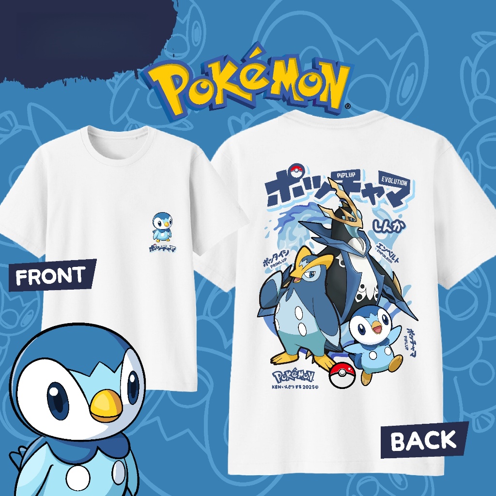 Anime Pokémon Piplup Evolution - Street Fashion Of Japan recensie en prijs