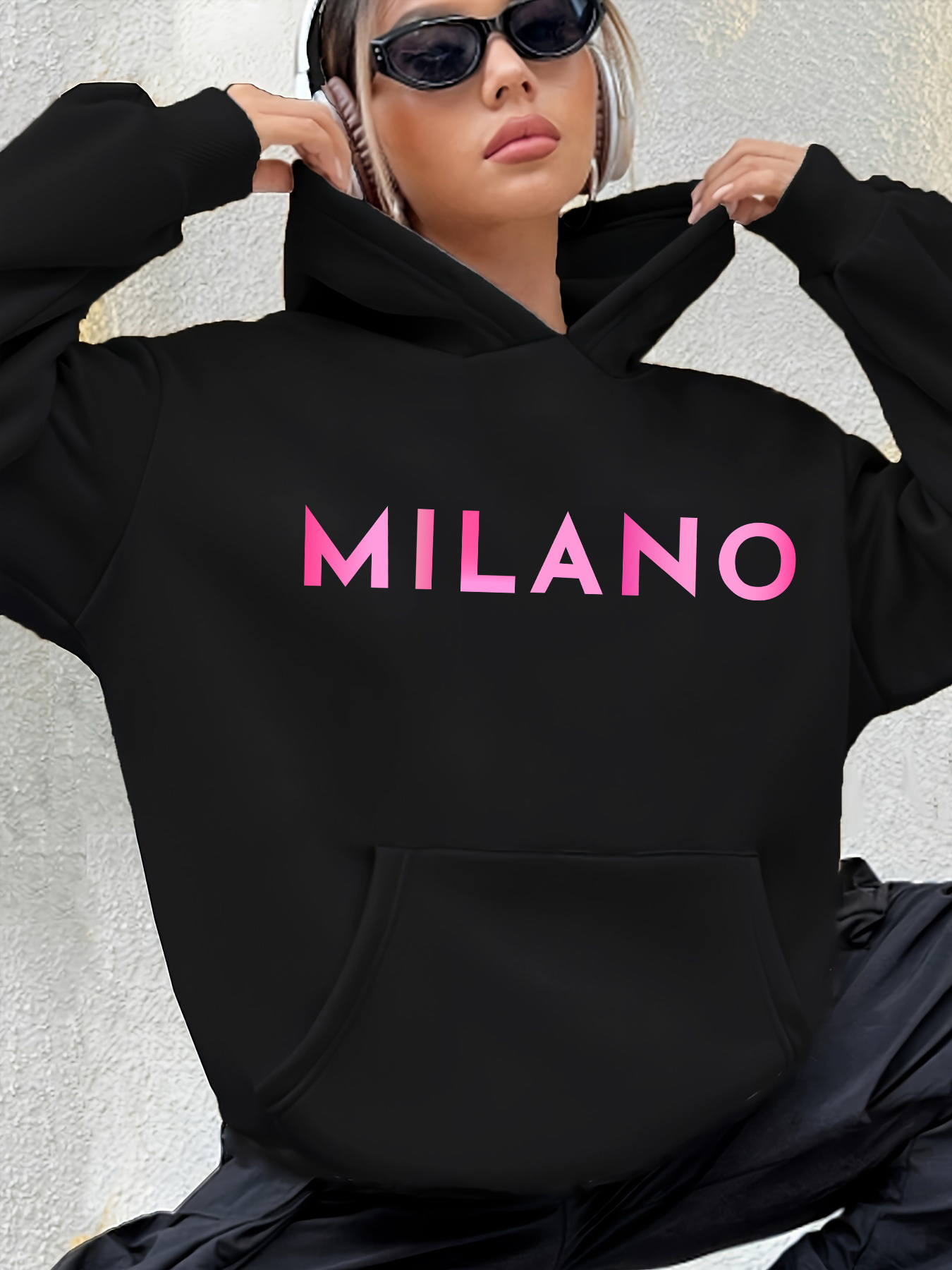 Women's MILANO Print Sweatshir - Street Fashion Milano recensie en prijs