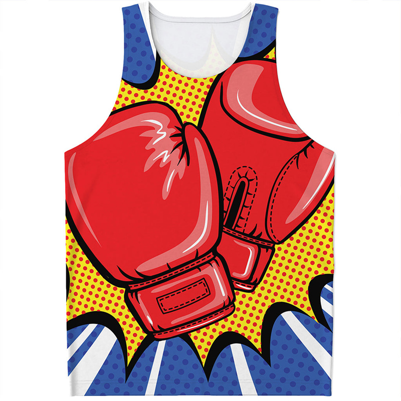 Boxing Gloves 3D Printed Tank  - Street Fashion Gloves recensie en prijs