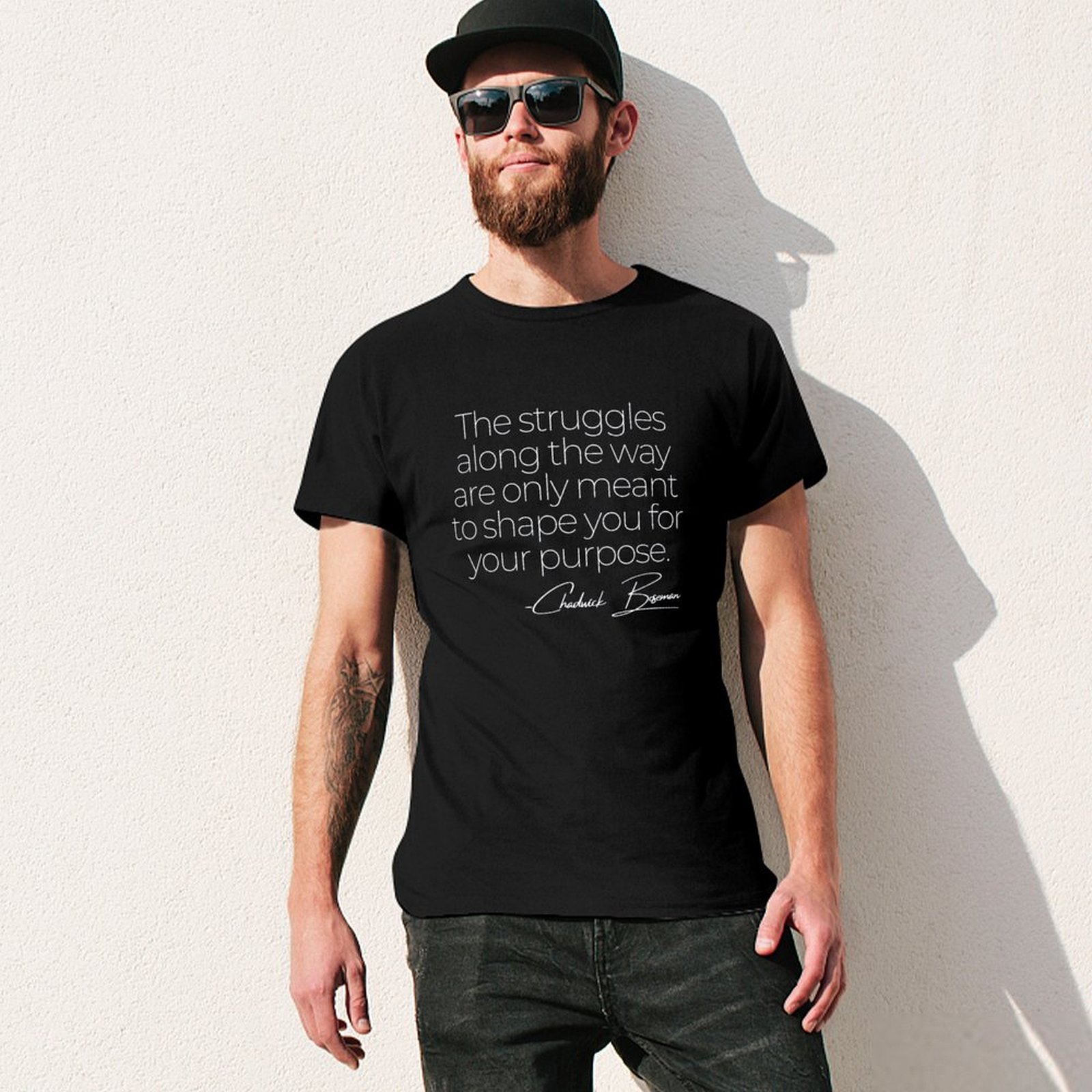 Chadwick Boseman Quote T-Shirt - Street Fashion Quotes recensie en prijs