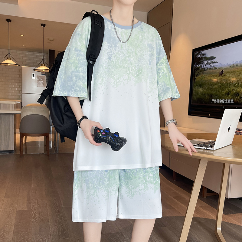 【Top 5-Point Pants】Men's T-Shi - Street Fashion Men recensie en prijs